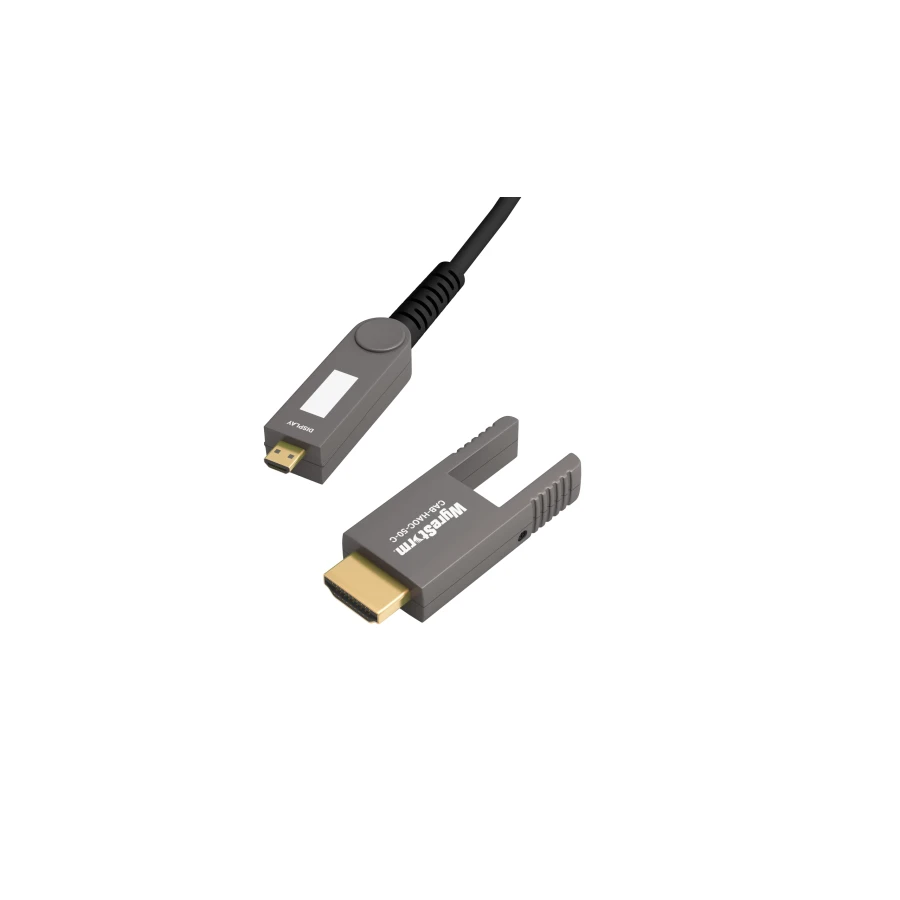 Alternative view of 24Gbps 4-core Active Optical HDMI Cable | 4K HDR 4:4:4/60 | Kevlar strengthened | Detachable Head | CPR Rated
