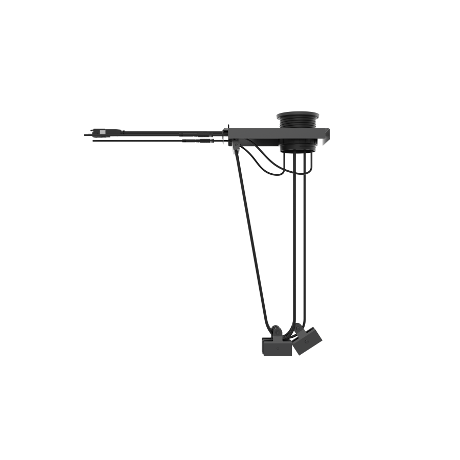 Alternative view of Retractable In-Desk Box Solution with USB-C, HDMI & USB 3.0, and Intuitive Touch Control Excellence