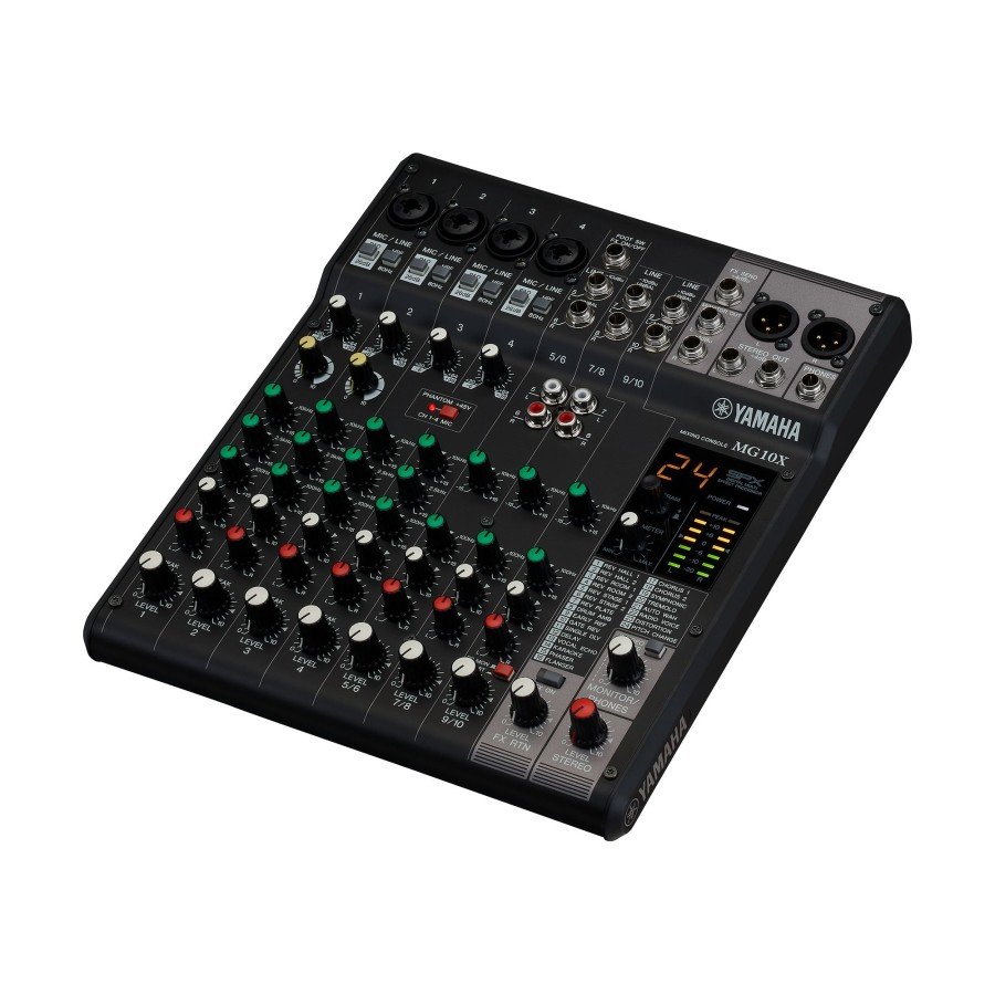 Alternative view of MG10X Mixing Console