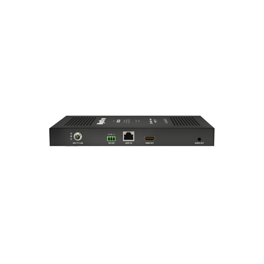 Alternative view of 4K HDR 4:4:4 60Hz HDBaseT3.0 Receiver with USB Device Inputs, Audio De-embed & PoH 100m/328ft over Cat6