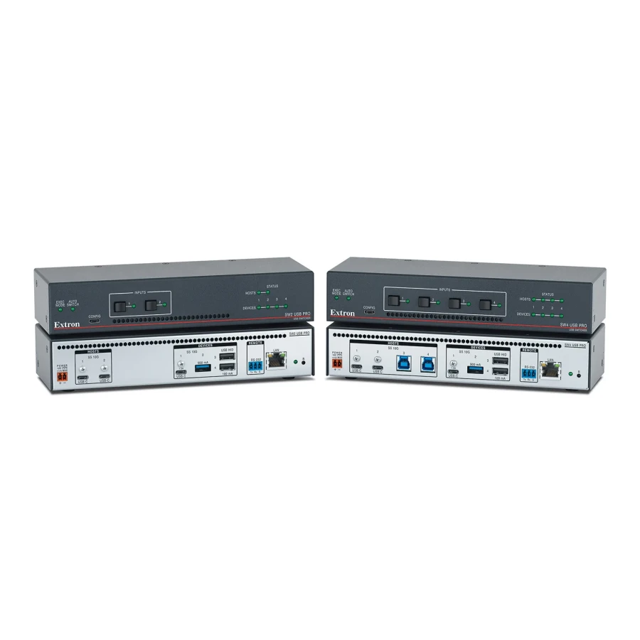 SW USB Pro Series Two and Four Input USB 10G Switchers