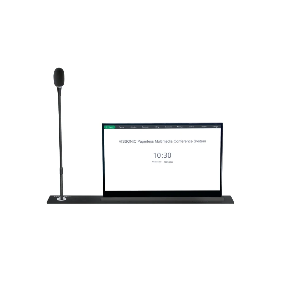 Retractable Ultra-thin Screen with MIC