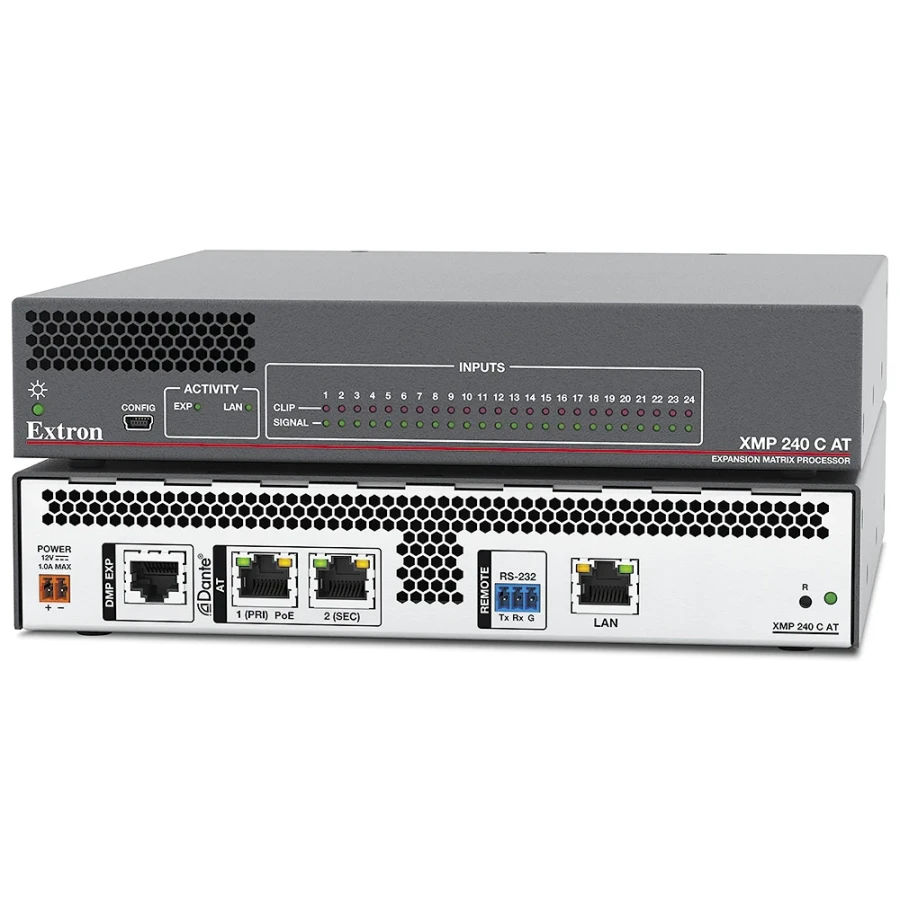 XMP 240 Dante Audio DSP Matrix Processor