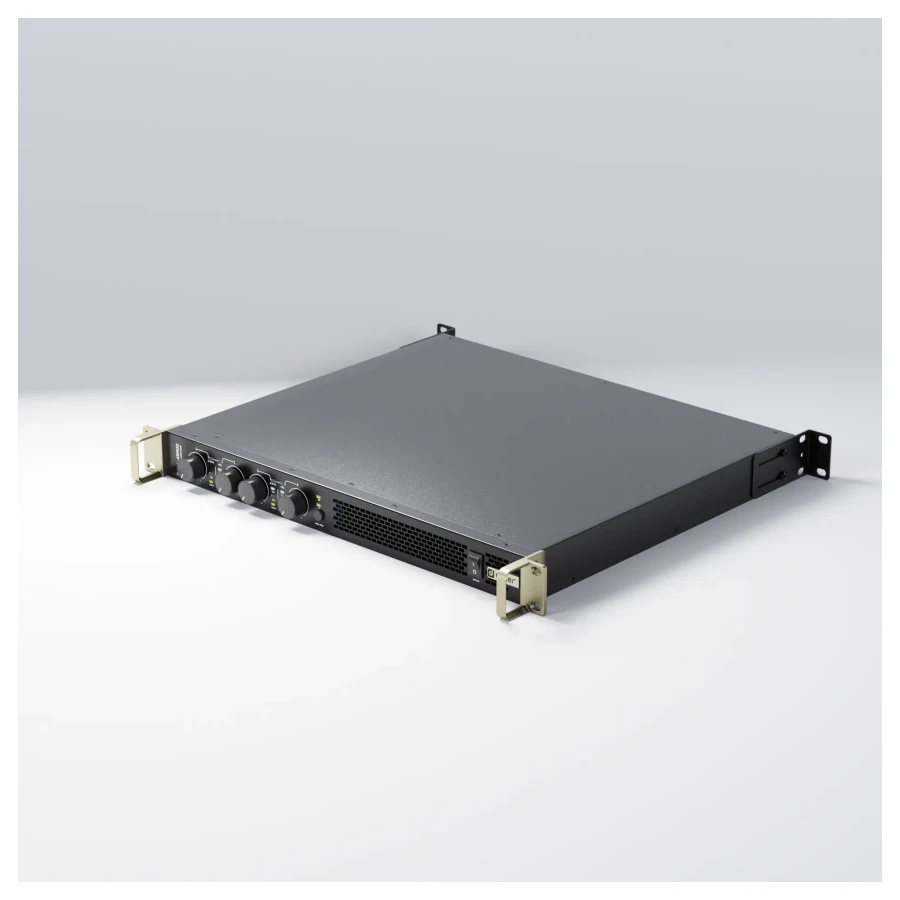 Alternative view of 4x900 W RMS @ 4 Ω | LoZ&HiZ | DSP | Class D