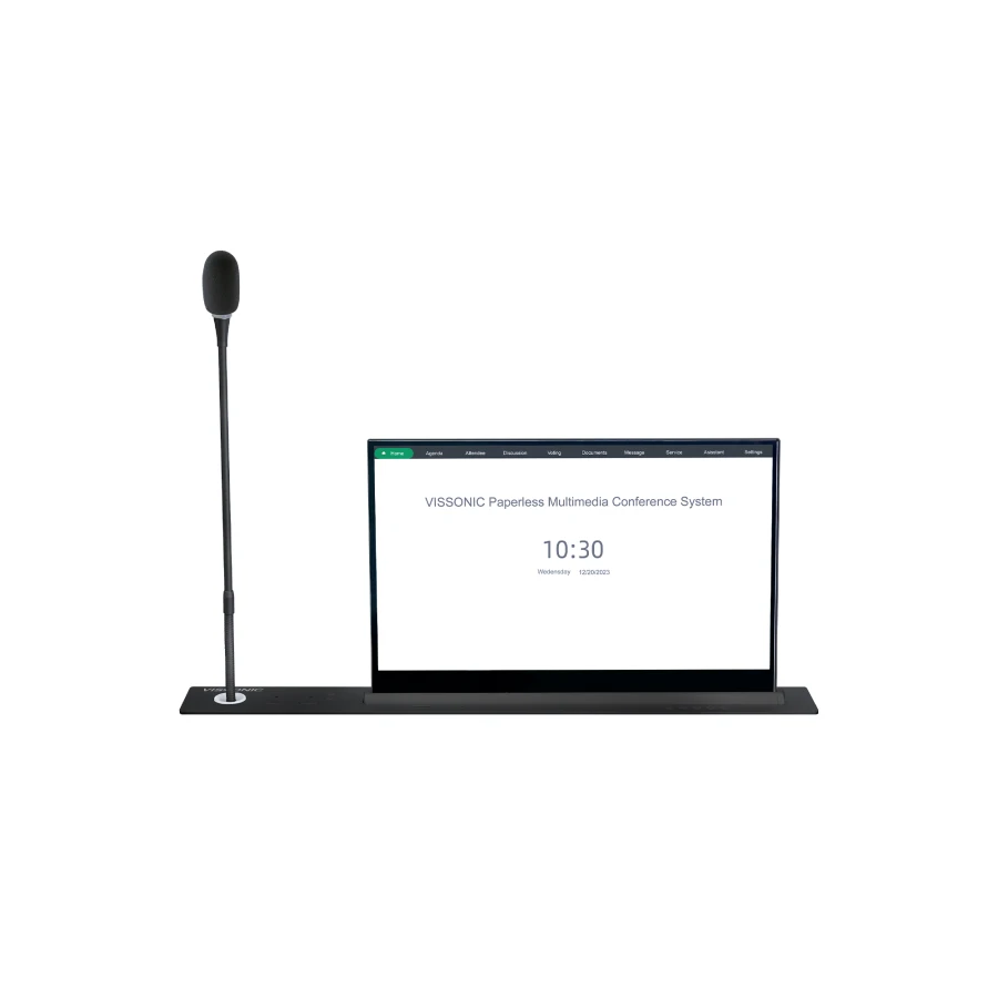 Retractable Ultra-thin Screen with MIC